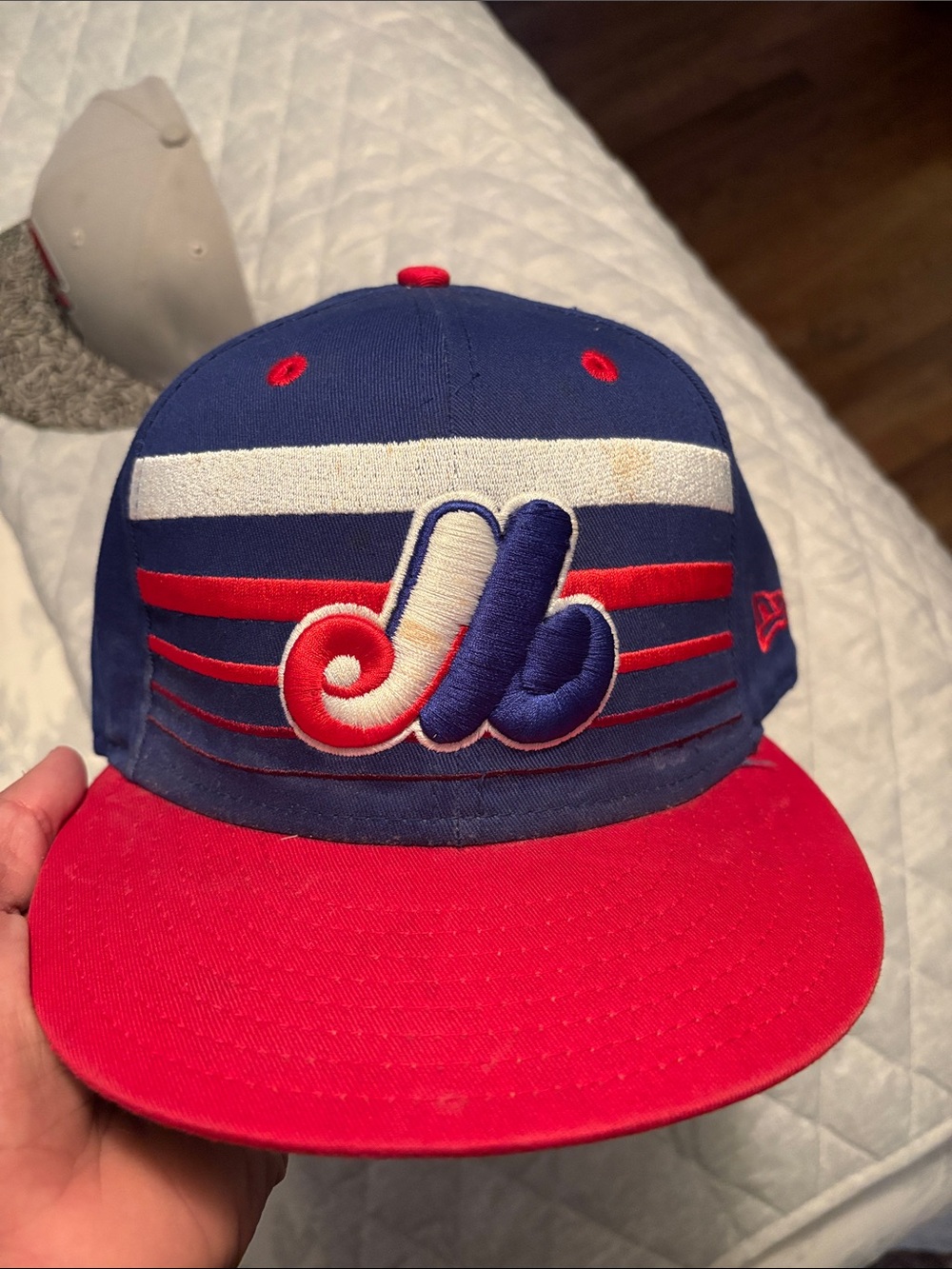 New Era Montreal Expos Retro Snapback - Blue & Red